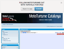 Tablet Screenshot of mototurisme.cat